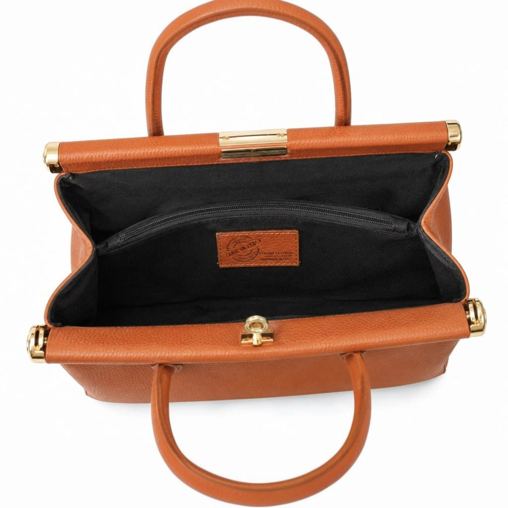SAC CAMEL EN CUIR